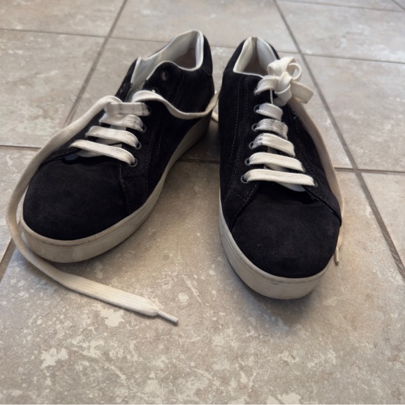 Prada Black Suede Sneakers - Picture 2 of 8